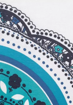Best Beachtime Strandkleid Blau-Bedruckt