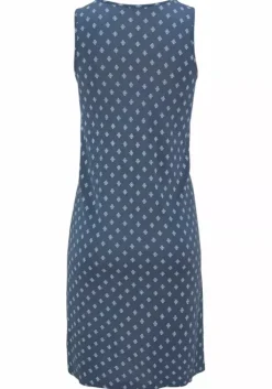 Best Beachtime Strandkleid Blau-Bedruckt