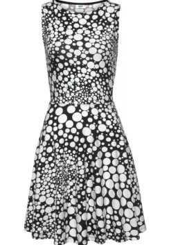 Best Beachtime Strandkleid Schwarz-Weis-Bedruckt