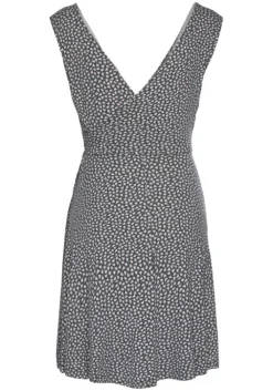 Online s.Oliver Strandkleid Anthrazit-Rosa-Bedruckt