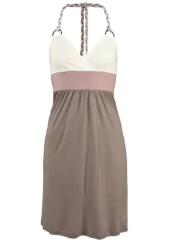Clearance Beachtime Strandkleid Creme-Taupe-Rose