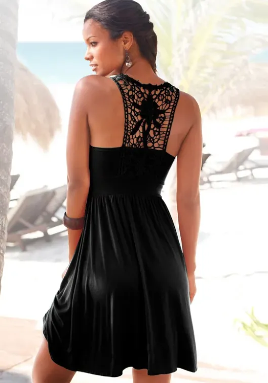 Online LASCANA Strandkleid Schwarz