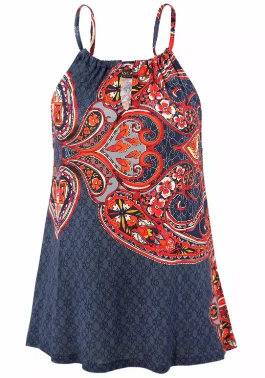 Online LASCANA Strandtop Marine-Rot