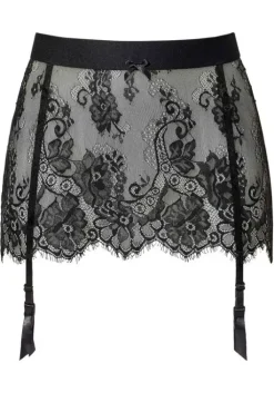 Hot petite fleur gold Strapsgurtel Schwarz