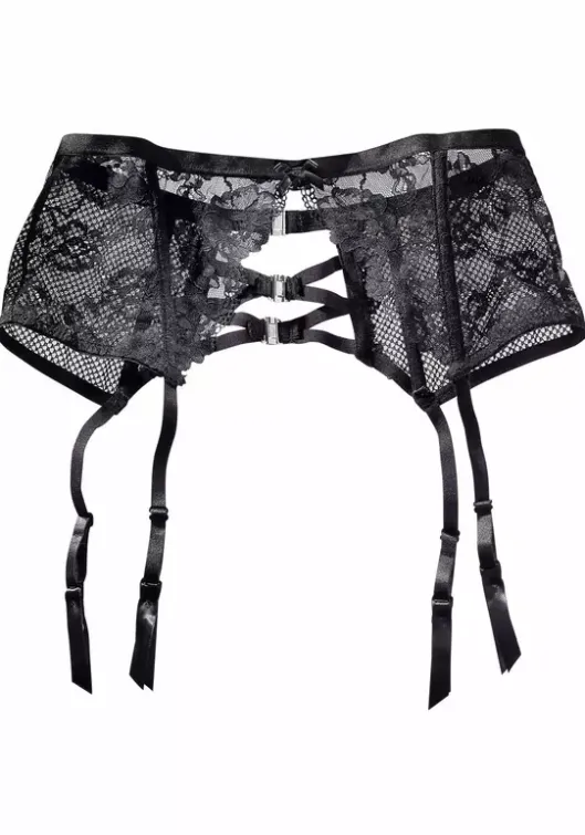 New petite fleur gold Strapsgurtel Schwarz