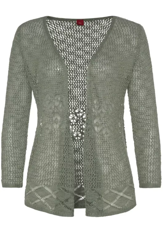 Online s.Oliver Strickjacke Khaki