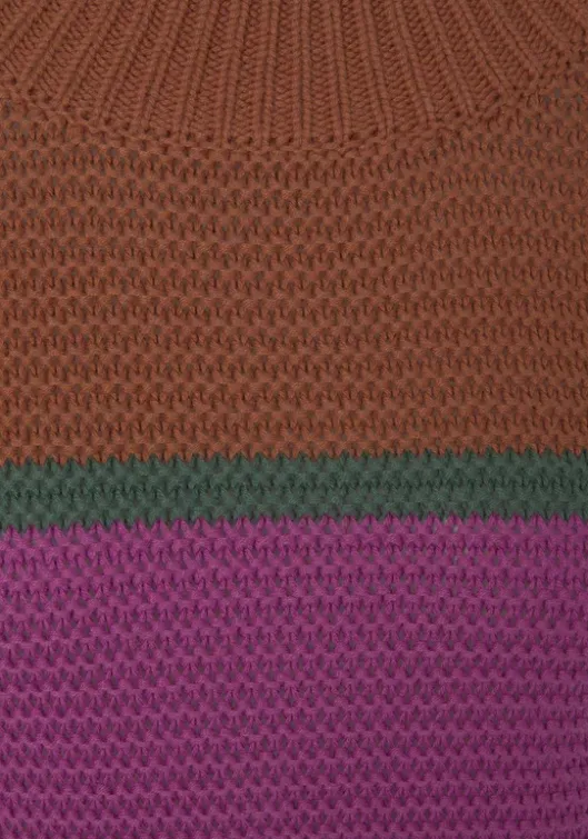 Outlet LASCANA Strickpullover Braun Gestreift