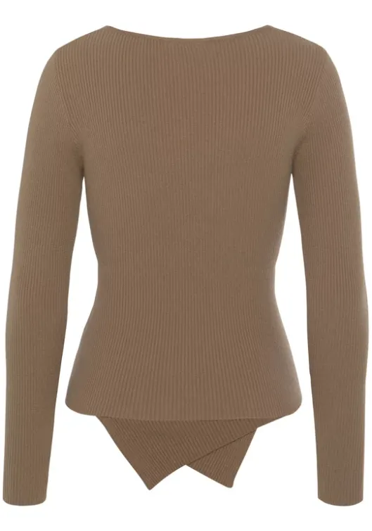 Sale LASCANA Strickpullover Camelfarben