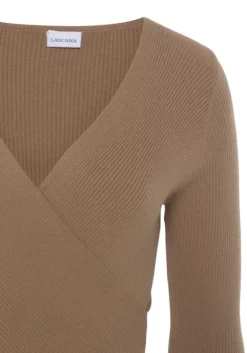 Sale LASCANA Strickpullover Camelfarben