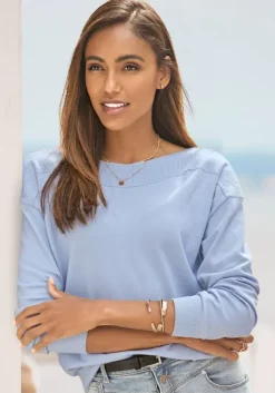 Vivance Strickpullover Bleu