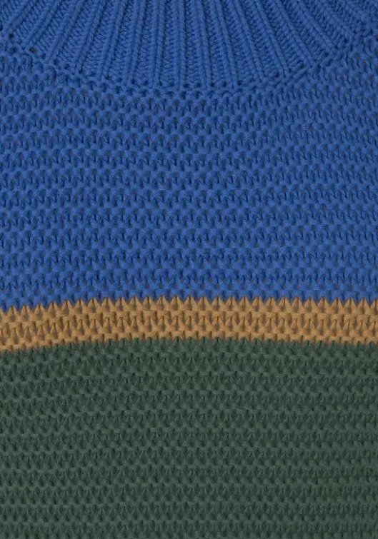 Online LASCANA Strickpullover Blau Gestreift