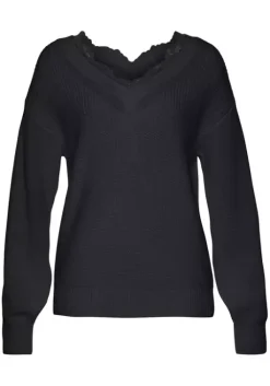 Hot LASCANA Strickpullover Schwarz