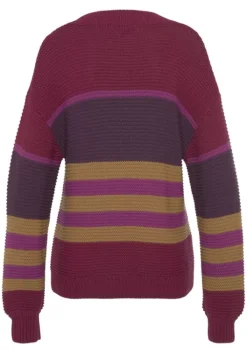 Clearance LASCANA Strickpullover Beere Gestreift