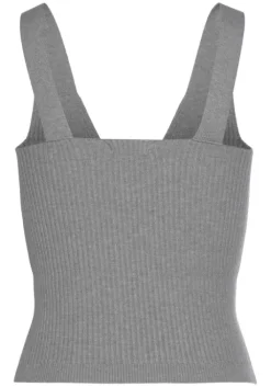 LASCANA Stricktop Grau-Meliert