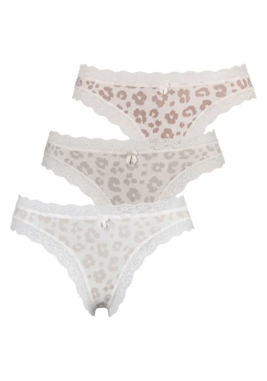 Sale LASCANA String Rose-Bedruckt, Beige-Bedruckt, Weis-Bedruckt