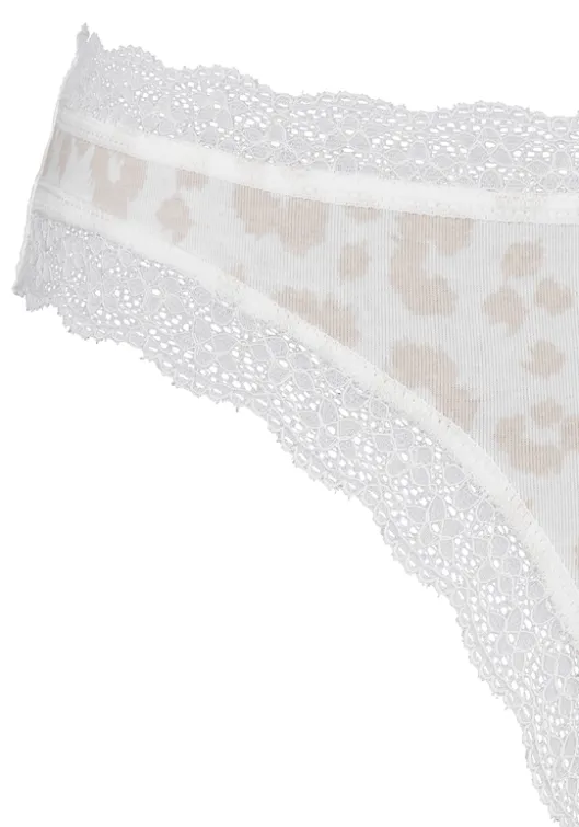 Sale LASCANA String Rose-Bedruckt, Beige-Bedruckt, Weis-Bedruckt