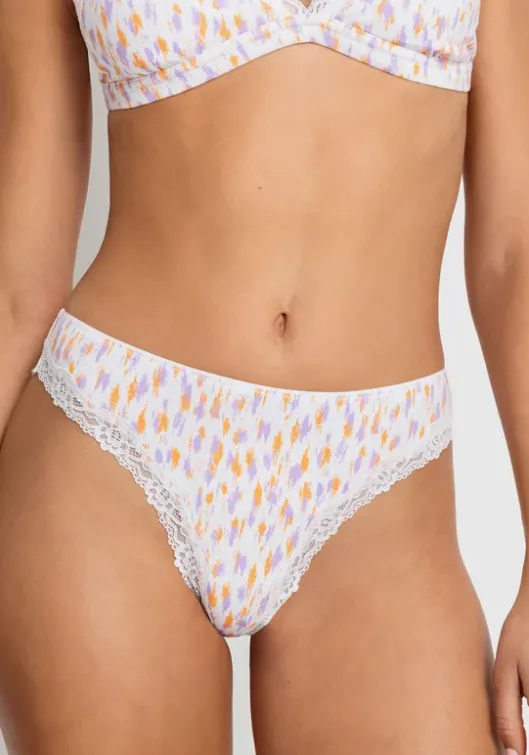 Discount LSCN by LASCANA String Weis Bedruckt