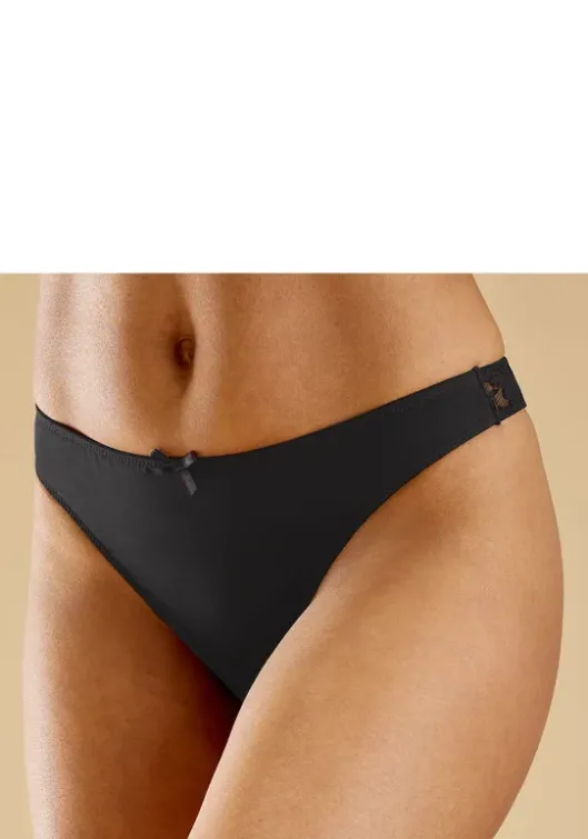 Clearance petite fleur String 2Xweis+1Xschwarz