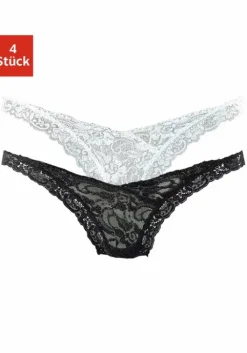 Hot LASCANA String Schwarz, Weis