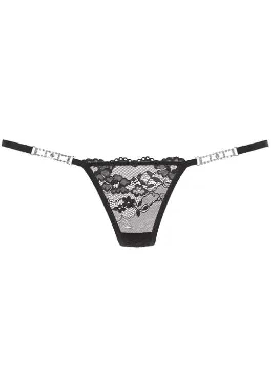 Best petite fleur gold String Schwarz