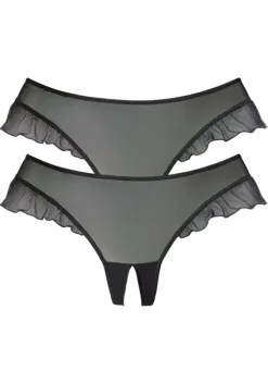 Clearance petite fleur gold String-Ouvert 2Xschwarz