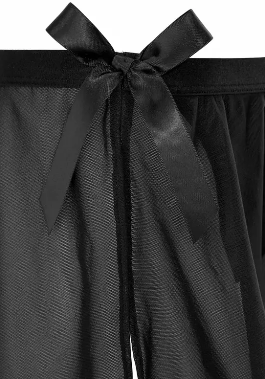 Outlet petite fleur gold Stringrock Schwarz