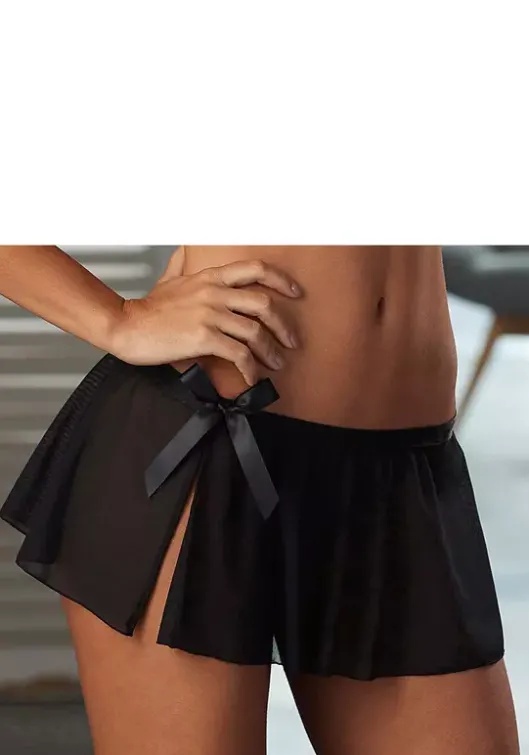 Outlet petite fleur gold Stringrock Schwarz
