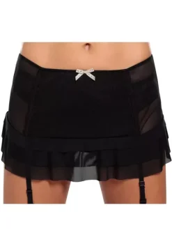 New petite fleur gold Stringrock Schwarz