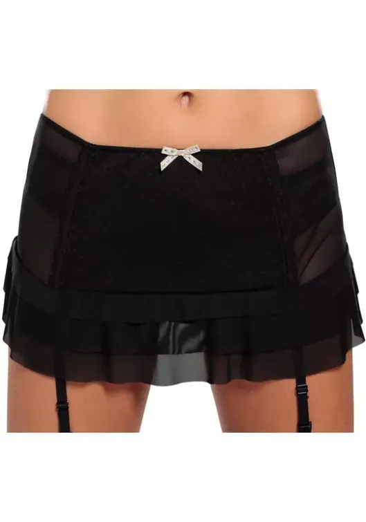 New petite fleur gold Stringrock Schwarz