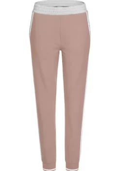 Online Bench. Sweathose Mauve-Weis