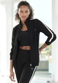 Outlet LASCANA ACTIVE Sweatjacke Schwarz