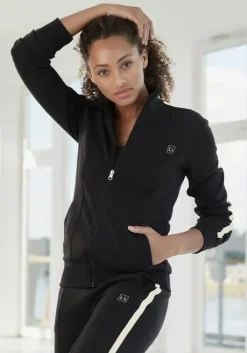 Outlet LASCANA ACTIVE Sweatjacke Schwarz