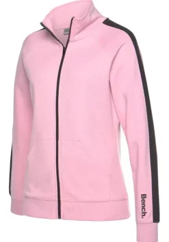 Outlet Bench. Sweatjacke Rosa-Schwarz