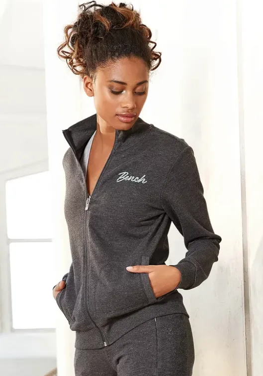 Clearance Bench. Sweatjacke Anthrazit-Melange