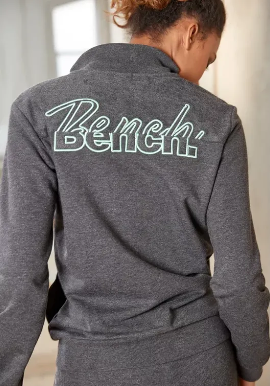 Clearance Bench. Sweatjacke Anthrazit-Melange