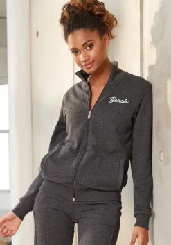 Clearance Bench. Sweatjacke Anthrazit-Melange