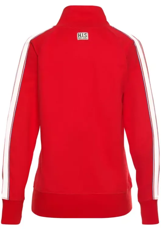 Clearance H.I.S Sweatjacke Red