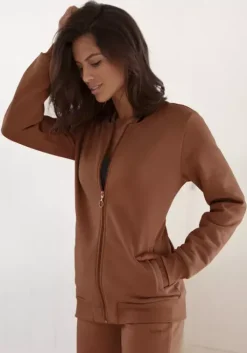 Hot Buffalo Sweatjacke Caramel