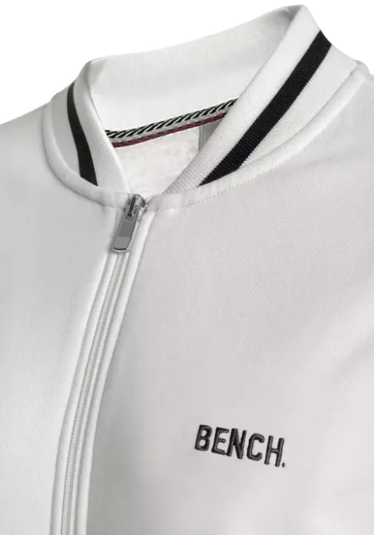 Online Bench. Sweatjacke Offwhite-Ecru-Altweis