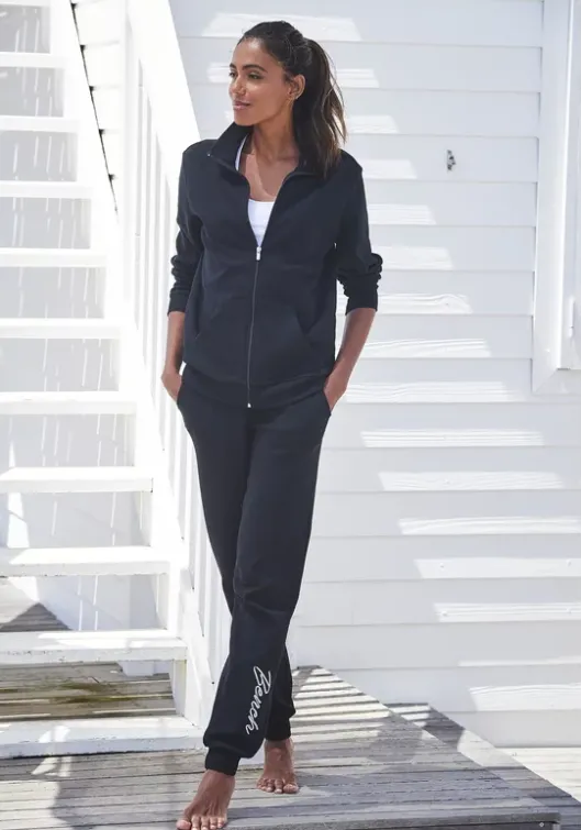 Hot Bench. Sweatjacke Schwarz