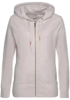 Bench. Sweatjacke Beige-Meliert