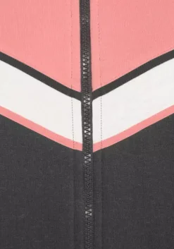 New H.I.S Sweatjacke Anthrazit-Rosa