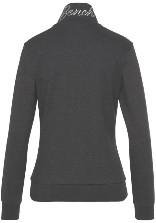 Bench. Sweatjacke"- Loungejacke" Anthrazit Meliert