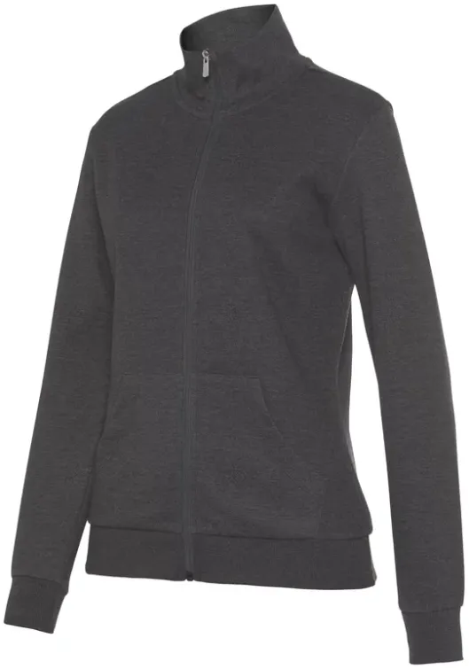 Bench. Sweatjacke"- Loungejacke" Anthrazit Meliert