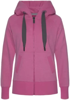 Sale Elbsand Sweatjacke"Kelda" Pink-Meliert