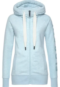 Sale Elbsand Sweatjacke"Kria" Hellblau Meliert