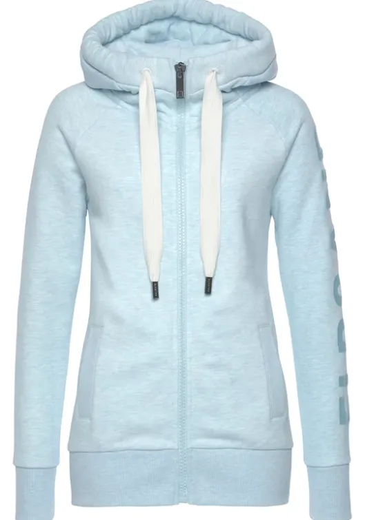 Sale Elbsand Sweatjacke"Kria" Hellblau Meliert