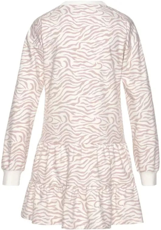 Outlet LASCANA Sweatkleid Nougat