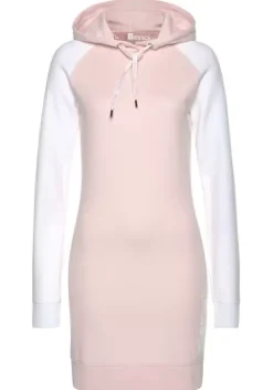 Bench. Sweatkleid Weis-Rosa