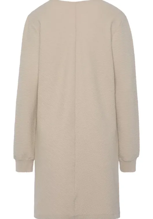 Hot Sweatkleid"Langarmkleid Aus Ripp-Qualitat" Sweatkleider